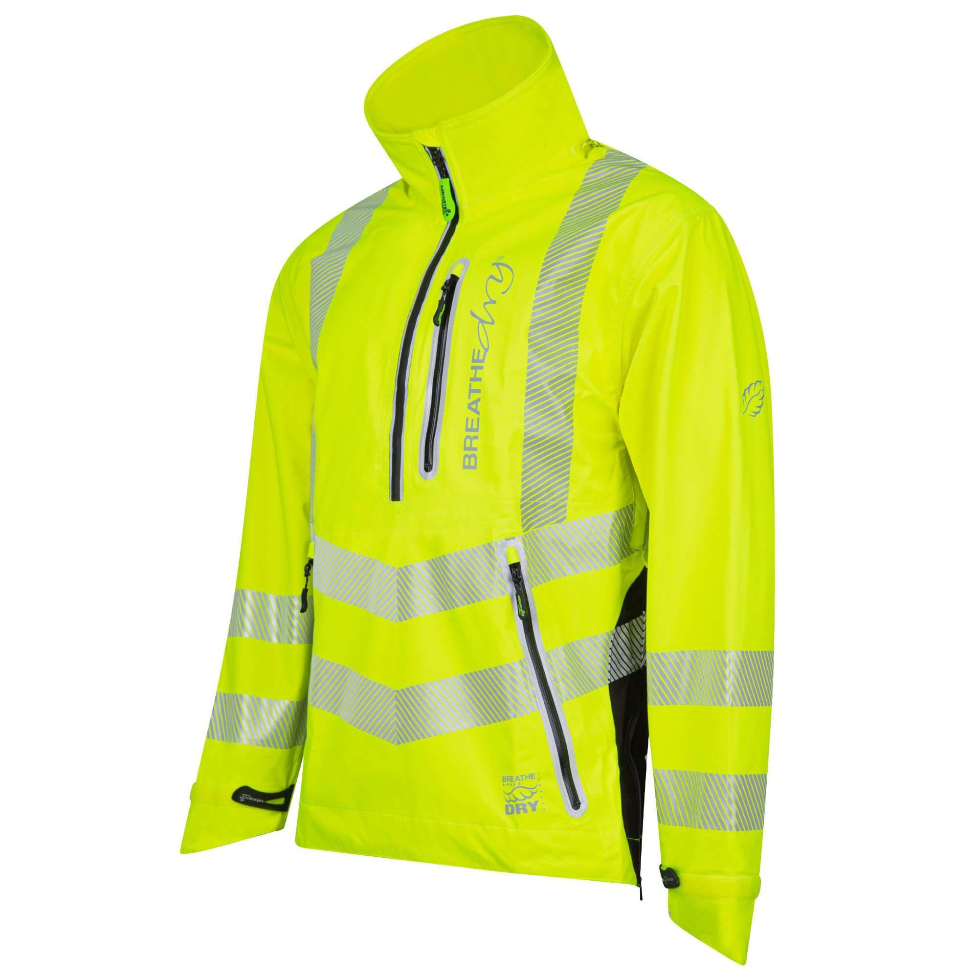 VESTE IMPERMÉABLE BREATHEDRY SMOKE HI-VIZ D'ARBORTEC