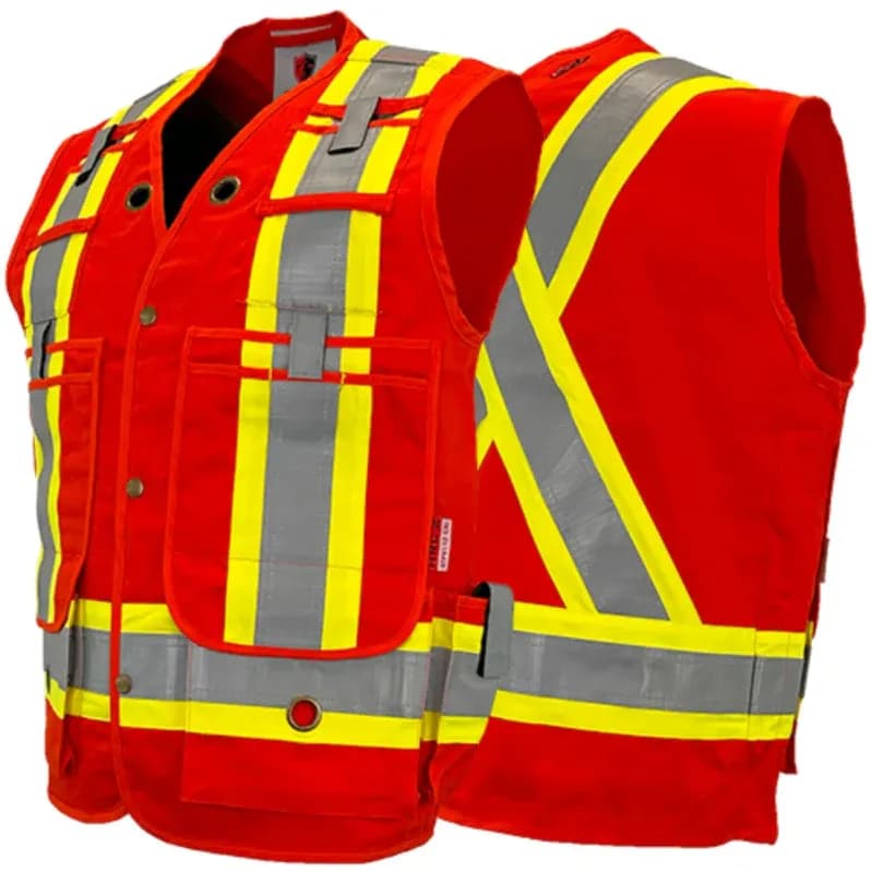 ORANGE SAFETY VEST CSA CL.1 N.2