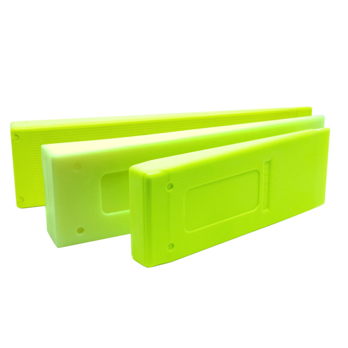 COIN D'ABATTAGE EN PLASTIQUE - 12 POUCES