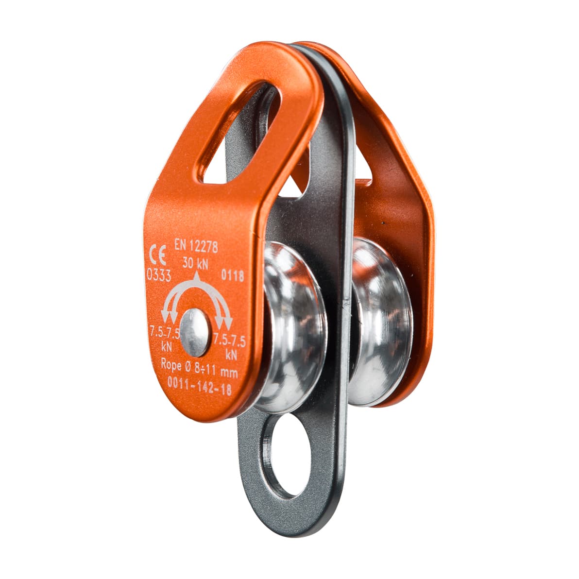 POULIE UP ROLL COMPACT DOUBLE - 30 KN