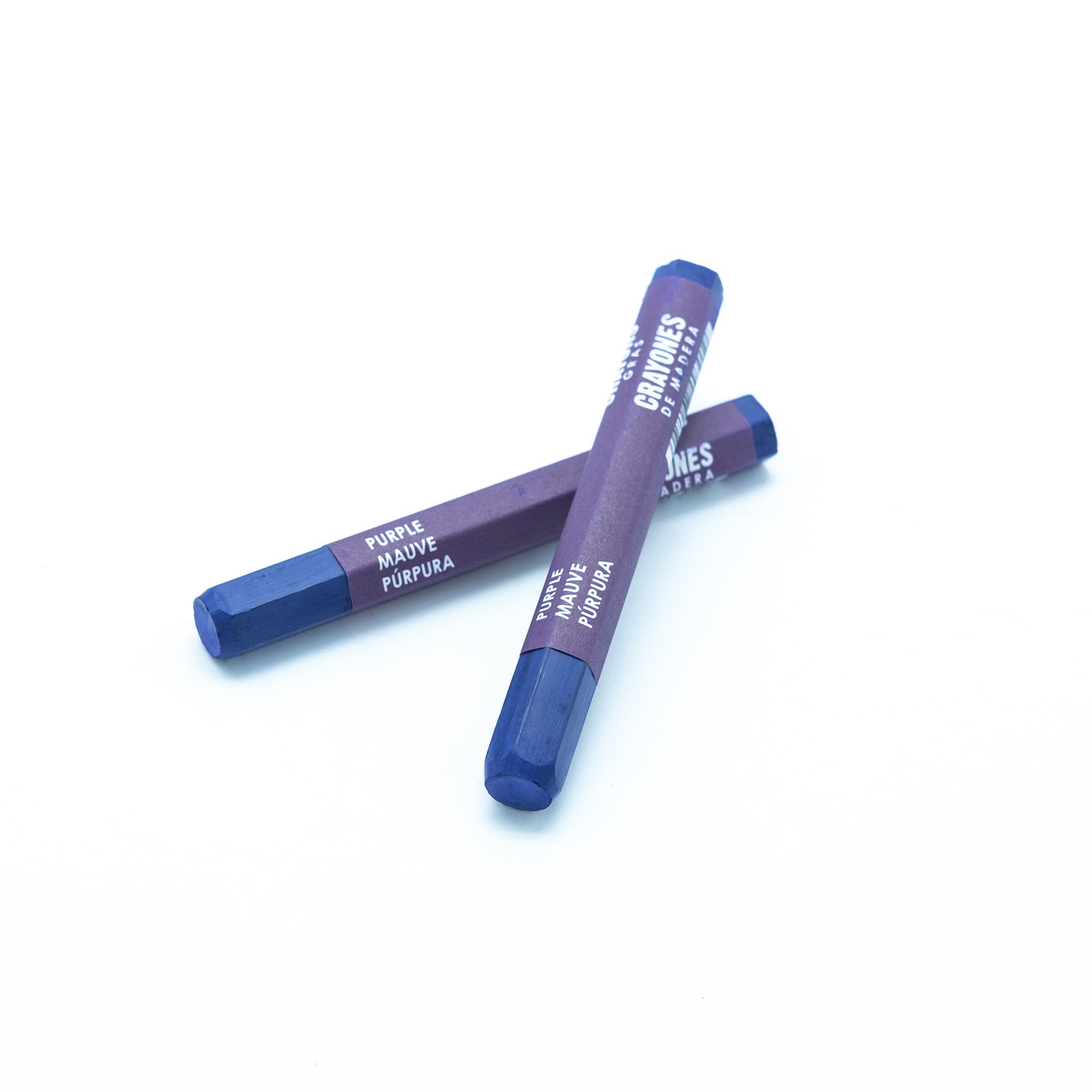 CRAYONS DE CIRE GRAS DE NIXON, MAUVE - PAQUET DE 12