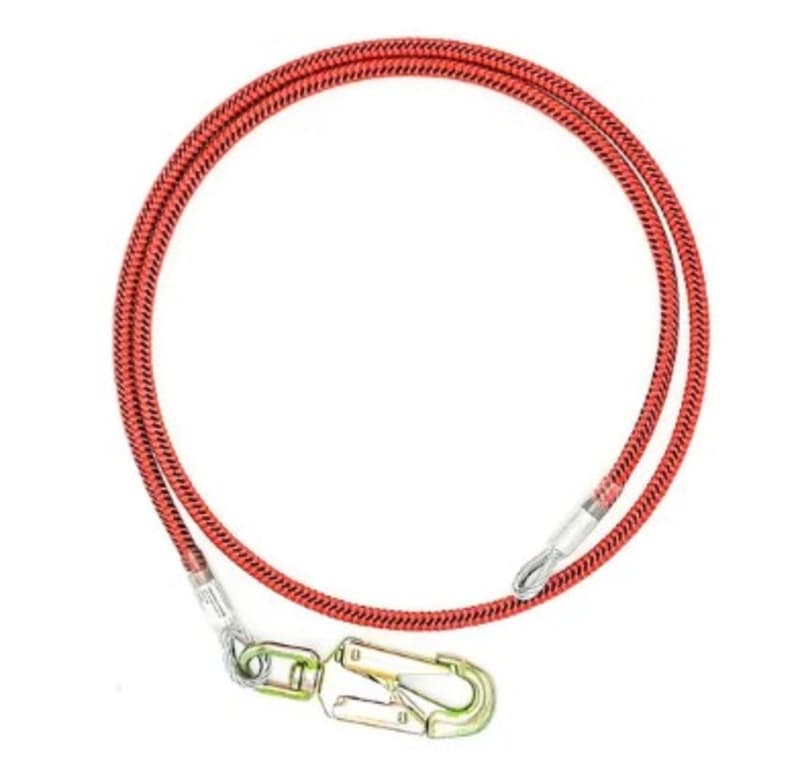 LONGE AME ACIER 1/2" - CROCHET ACIER