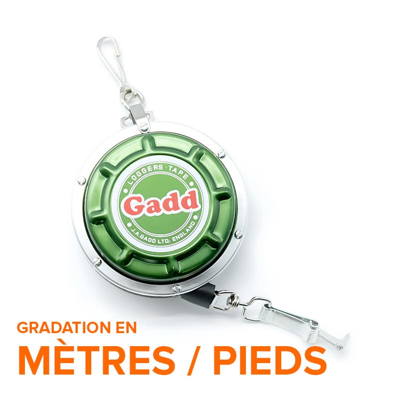 GALON FORESTIER GADD — GRADATION MÉTRIQUE ET IMPÉRIALE