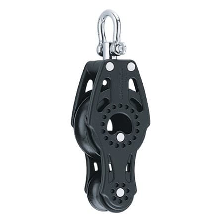 POULIE DOUBLE FIDDLE BLOCK SWIVEL HARKEN® 57 MM