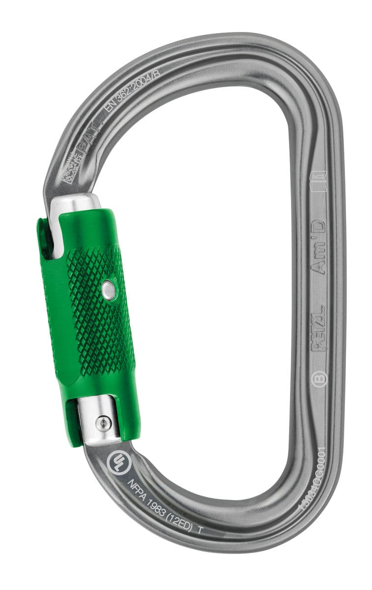 MOUSQUETON ASYMÉTRIQUE PETZL AM’D PIN-LOCK