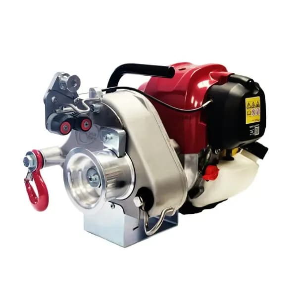 GAS-POWERED PULLING WINCH PCW-4000-A -GX50 WITH ACCESSORIES