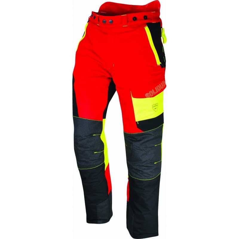 PANTALON SCIE À CHAÎNE SOLIDUR COMFY - CLASSE 1 (RÉGULIER)